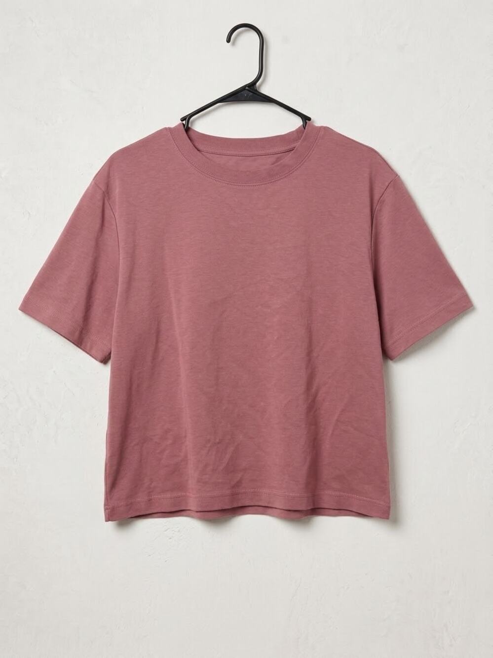 AllSaints Medium Pink Mauve Crewneck Short Sleeve T-Shirt